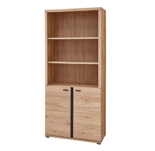 Sonos Komibschrank 5 OH mit 2 Türen Altesche massiv / Artisan Eiche