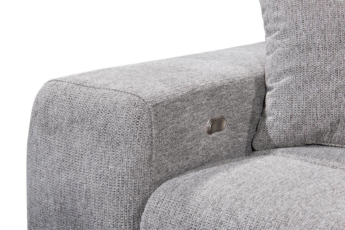 Sydney Ecksofa 268 x 172 cm, Funktion wählbar, Taupe