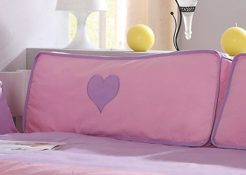 Seitenkissen Kissen Kinderkissen für Spielbett Hochbett Etagenbett Lila/Rosa - Froschkönig24