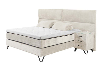 Trapani XL Boxspringbett 180x200cm Aphrodite Creme