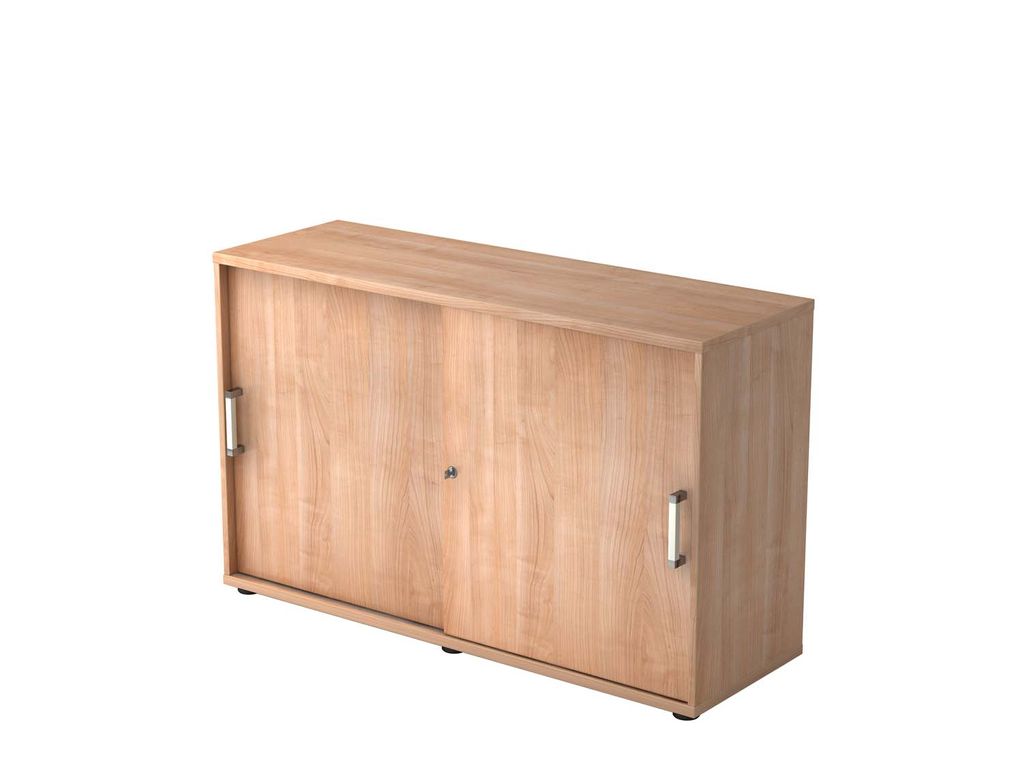 Texas Simple Basic Schiebetürenschrank 2OH 120cm Nussbaum