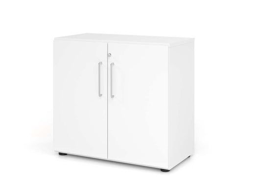 Texas Nine Aktenschrank 2OH mit Türen 80cm Weiß