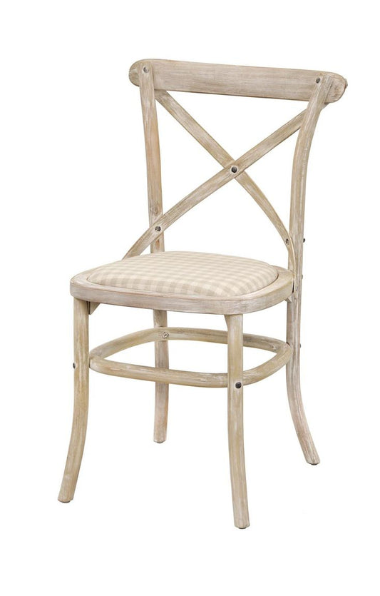 Venezia Bianco Massivholz Esszimmerstuhl Birke Creme