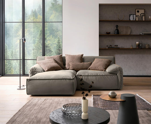 Vola Ecksofa 240 x 186 cm Echtleder