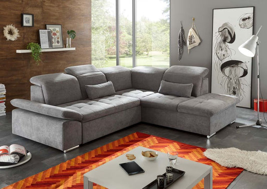 Wayne Ecksofa 276x240 cm Grau