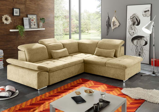 Wayne Ecksofa 276x240 cm Sand (Beige)