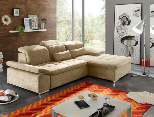 Wayne Ecksofa 276x188 cm Sand (Beige)