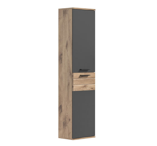 Mason Hochschrank Nox Oak / Grau