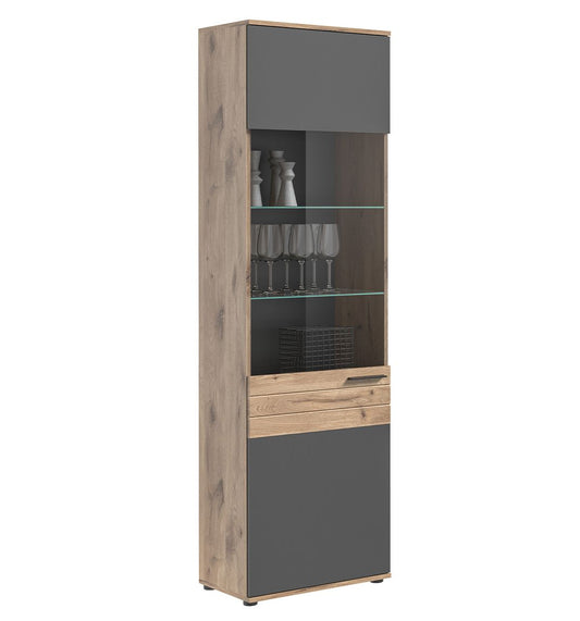 Mason Vitrine  Nox Oak / Grau