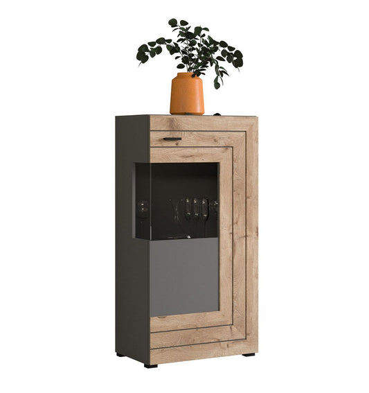 Freno Standschrank Grau / Nox Oak