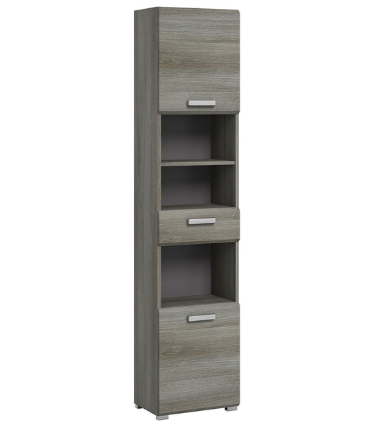 Silver Hochschrank Rauchsilber