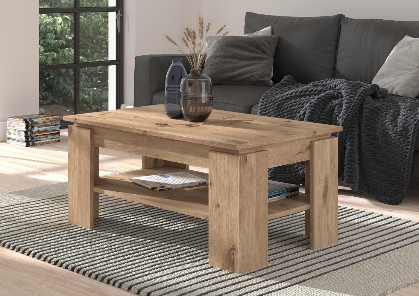 Titan Couchtisch Nox Oak