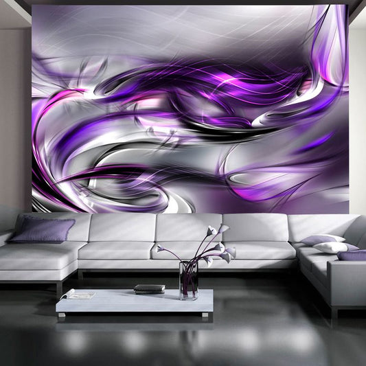 Fototapete - Purple swirls