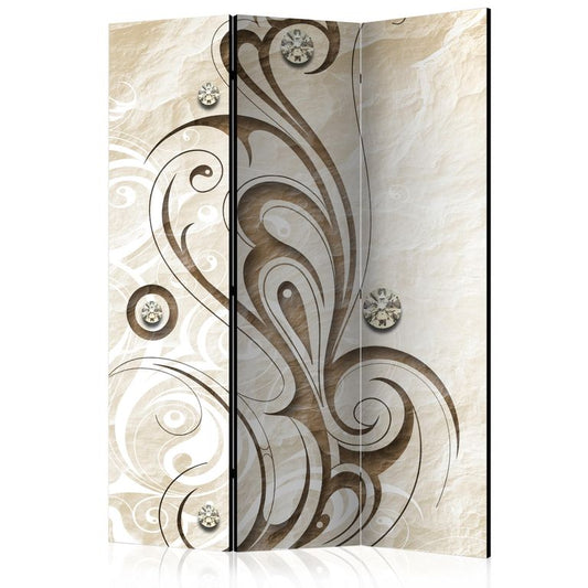 3-teiliges Paravent - Stone Butterfly [Room Dividers] 135x172 cm