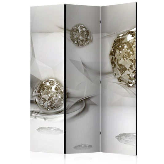 3-teiliges Paravent - Abstract Diamonds [Room Dividers] 135x172 cm