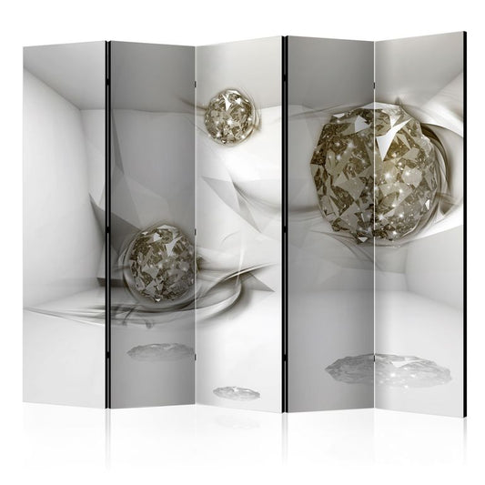 5-teiliges Paravent - Abstract Diamonds II [Room Dividers] 225x172 cm