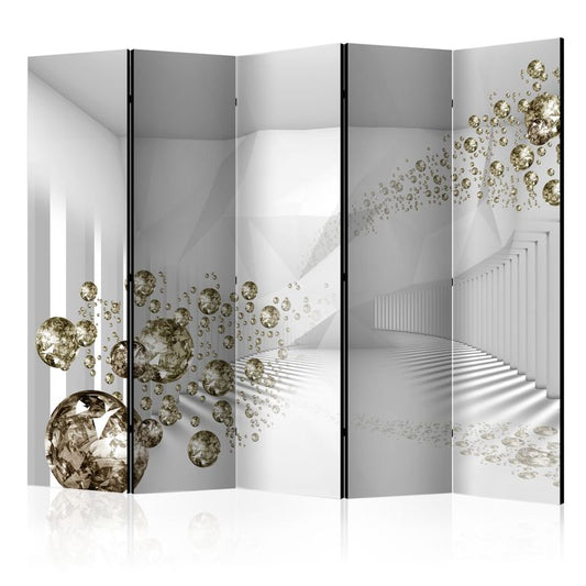 5-teiliges Paravent - Diamond Corridor II [Room Dividers] 225x172 cm