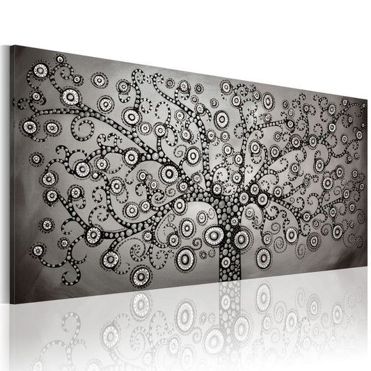 Wandbild - Silver Tree