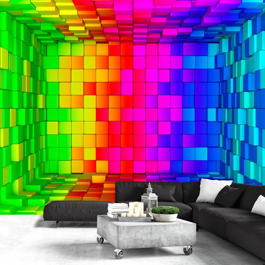 Fototapete - Rainbow Cube