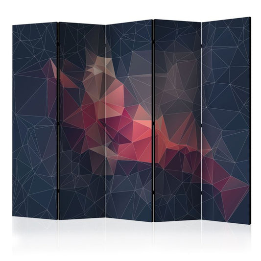 5-teiliges Paravent - Abstract Bird II [Room Dividers] 225x172 cm