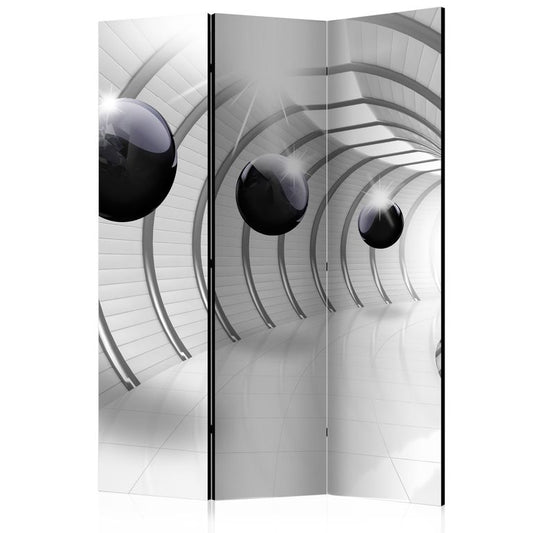 3-teiliges Paravent - Futuristic Tunnel [Room Dividers] 135x172 cm