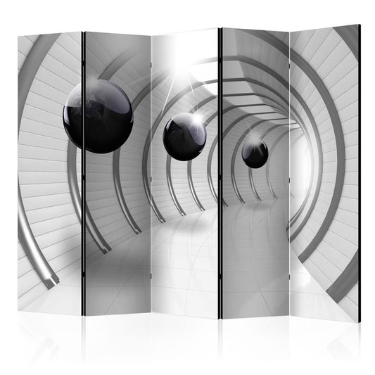 5-teiliges Paravent - Futuristic Tunnel II [Room Dividers] 225x172 cm