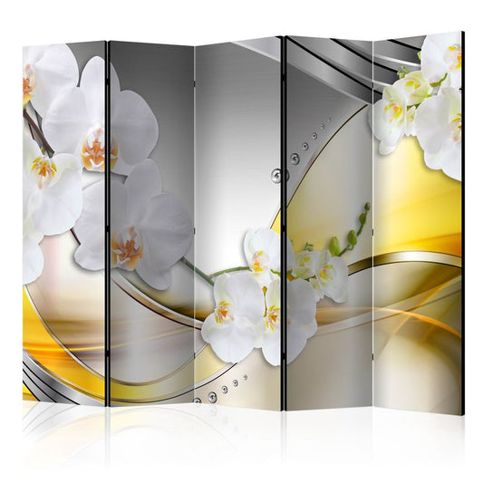 5-teiliges Paravent - Yellow Journey II [Room Dividers] 225x172 cm