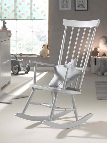 Rocking Chair Schaukelstuhl Grau