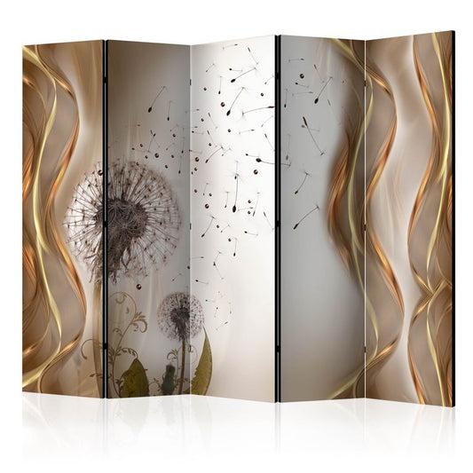 5-teiliges Paravent - Fleeting Moments II [Room Dividers] 225x172 cm