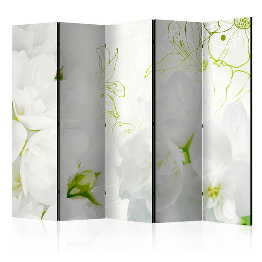 5-teiliges Paravent - Jasmine II [Room Dividers] 225x172 cm