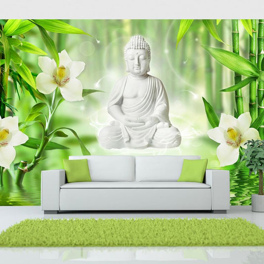 Fototapete - Buddha and nature