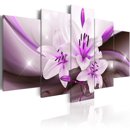 Wandbild - Violet Desert Lily