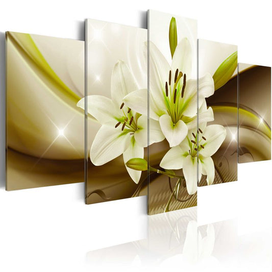 Wandbild - Modern Liliy