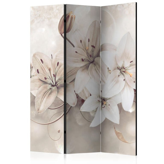 3-teiliges Paravent - Diamond Lilies [Room Dividers] 135x172 cm