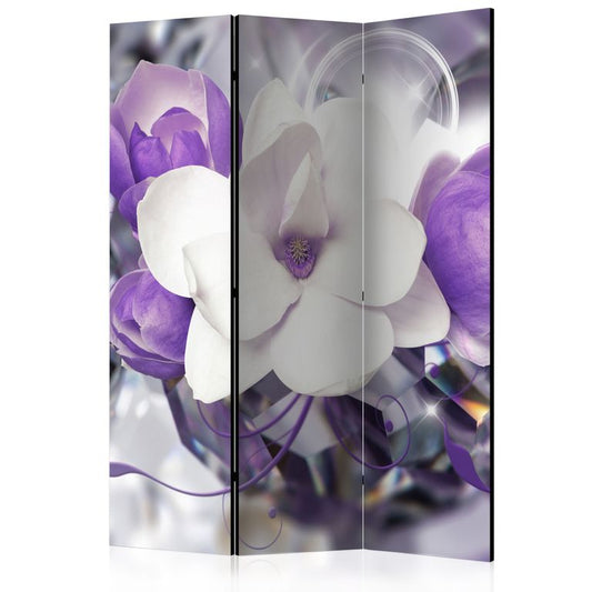 3-teiliges Paravent - Purple Empress [Room Dividers] 135x172 cm