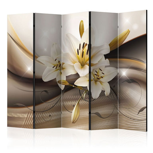 5-teiliges Paravent - The Desert's Garden II [Room Dividers] 225x172 cm