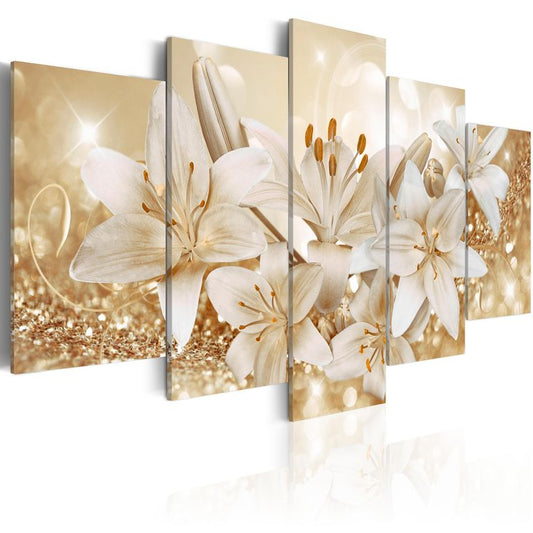 Wandbild - Golden Bouquet