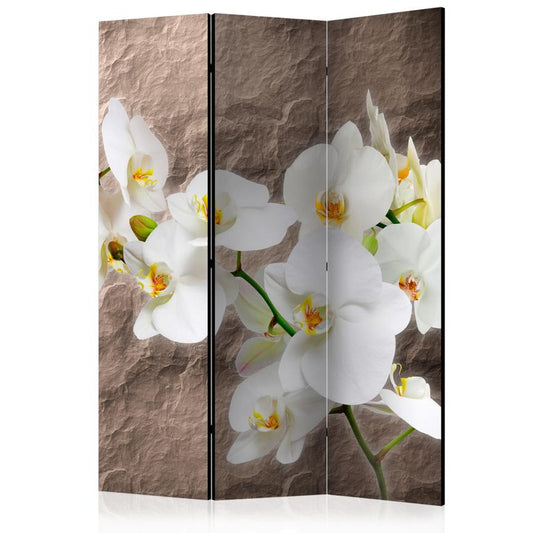 3-teiliges Paravent - Impeccability of the Orchid [Room Dividers] 135x172 cm