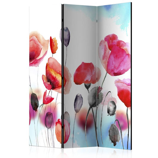 3-teiliges Paravent - Swaying with the Wind [Room Dividers] 135x172 cm