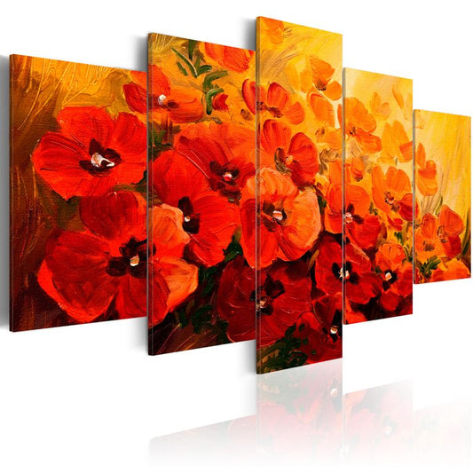 Wandbild - Land of Poppies