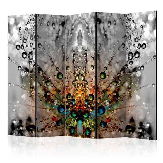 5-teiliges Paravent - Enchanted Morning Dew II [Room Dividers] 225x172 cm