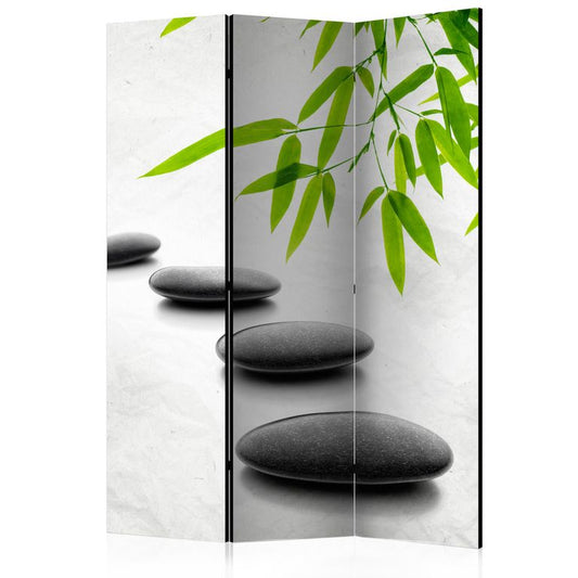 3-teiliges Paravent - Zen Stones [Room Dividers] 135x172 cm