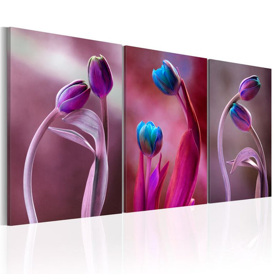 Wandbild - Tulips in Love