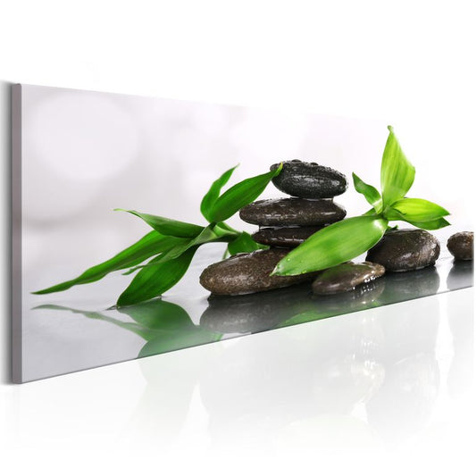 Wandbild - SPA: Bamboo and Stones