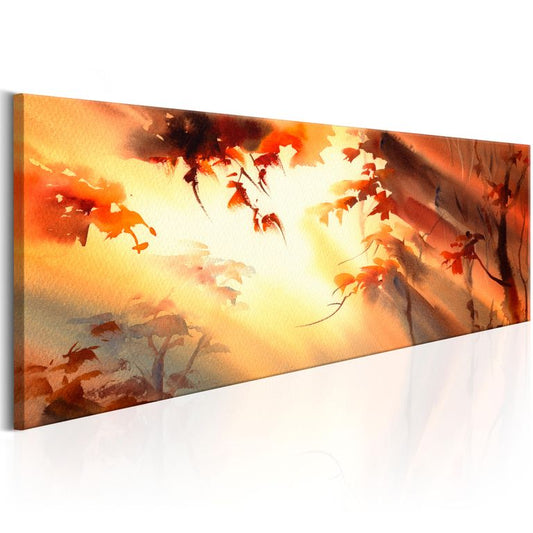 Wandbild - Golden Forest