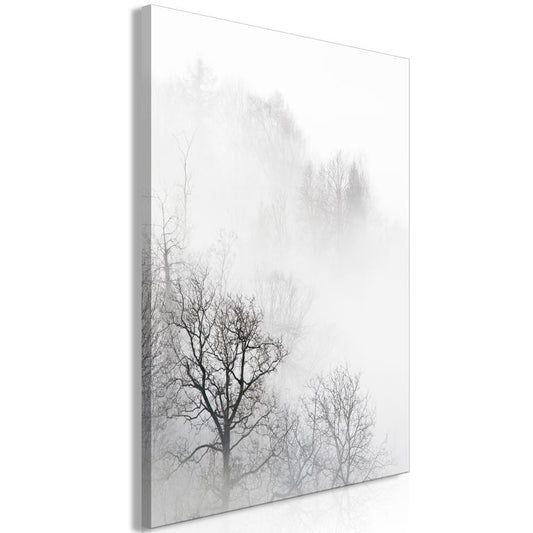 Wandbild - Trees In The Fog (1 Part) Vertical