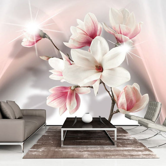 XXL Tapete - White Magnolias II 500x280 cm