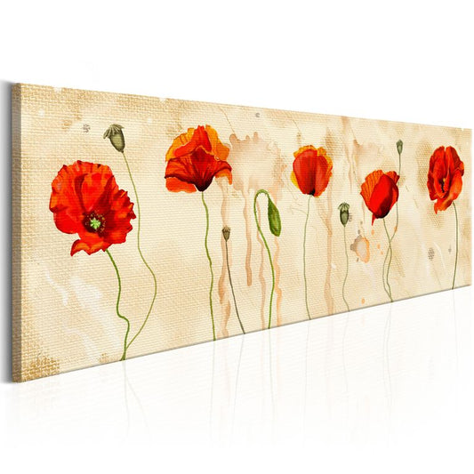 Wandbild - Tears of Poppies