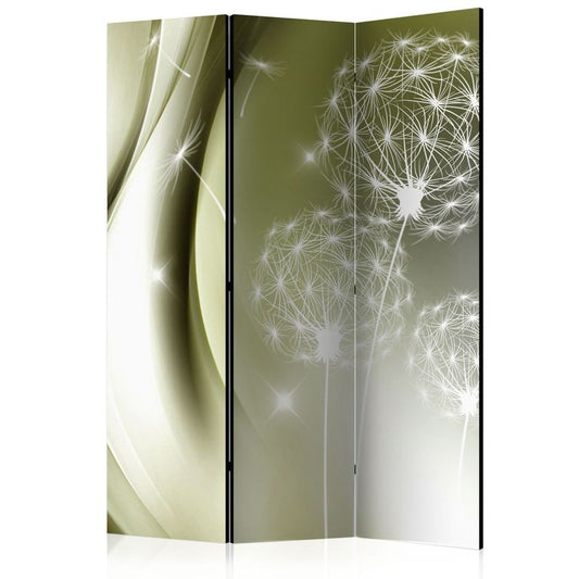 3-teiliges Paravent - Green Gentleness [Room Dividers] 135x172 cm