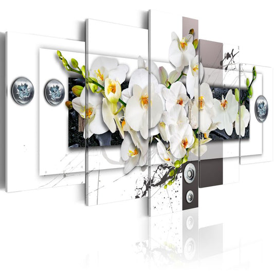 Wandbild - Mechanical Orchid